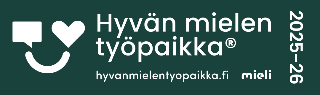 Siun sotelle myön­net­tiin Hyvän mielen työpaikka® ‑merkki jo tois­ta­mi­seen